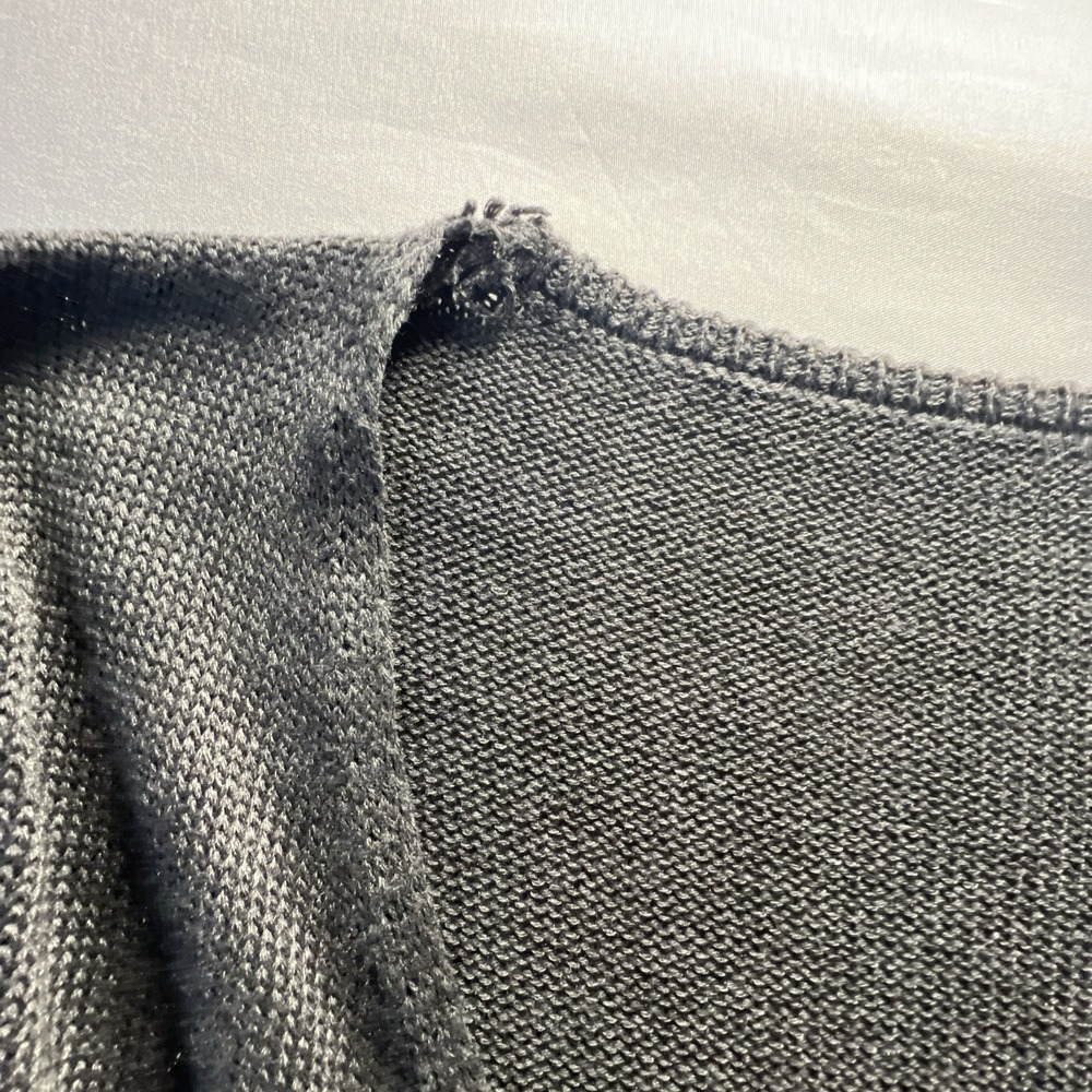 Cupshe One More Drawstring Sweater Dress Dark gray Size M BNWT 1 Flaw See Pics‎ - Picture 12 of 13